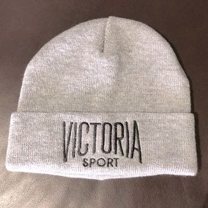 NEW! Victoria sport hat. One size. New! Gray knit hat